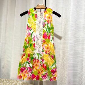 Lilly Pulitzer, Size 10, white, pink, green, yellow